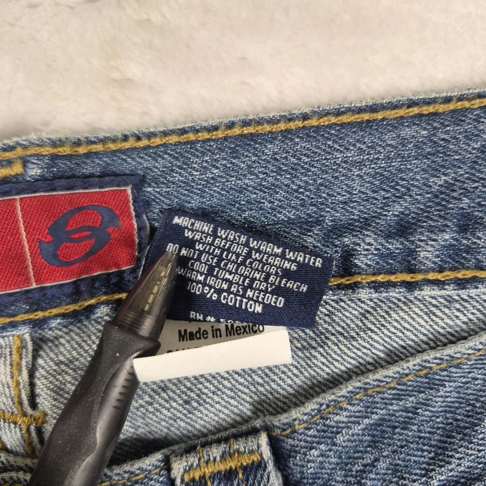 Anchor Blue Easy Fit Jeans Men's 32x32 Blue Denim Loose Relaxed 100% Cotton NWT